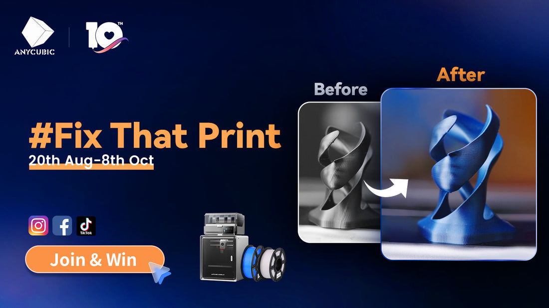 Sfida Fix My Print: Vinci Anycubic Kobra S1 Combo!