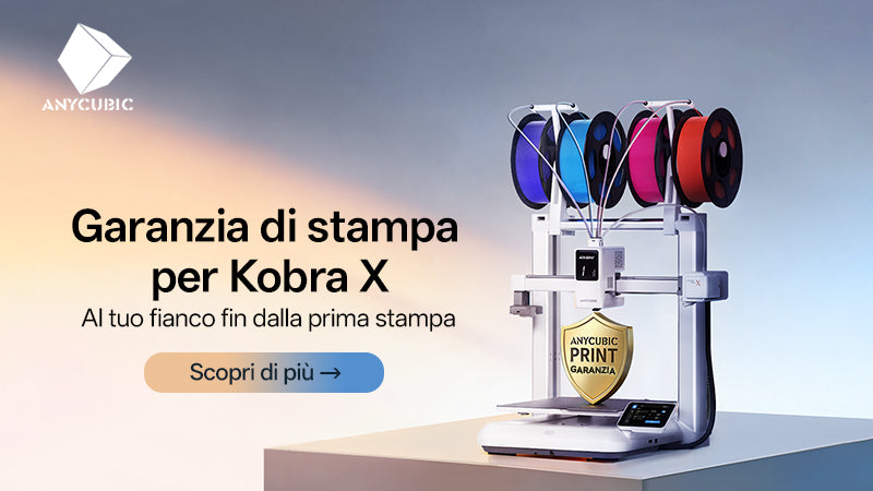 Sosteniamo la tua prima stampa: ti presentiamo la garanzia di stampa Anycubic