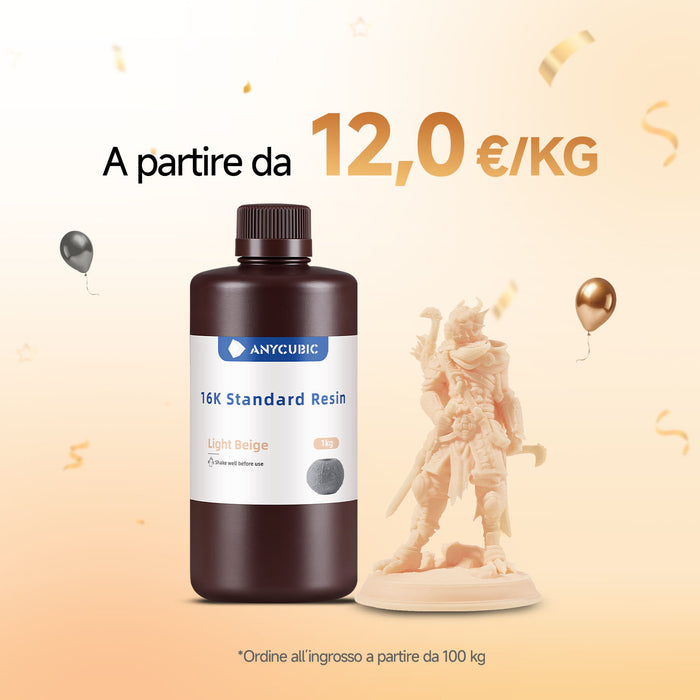 Resina standard 16K 10-100KG