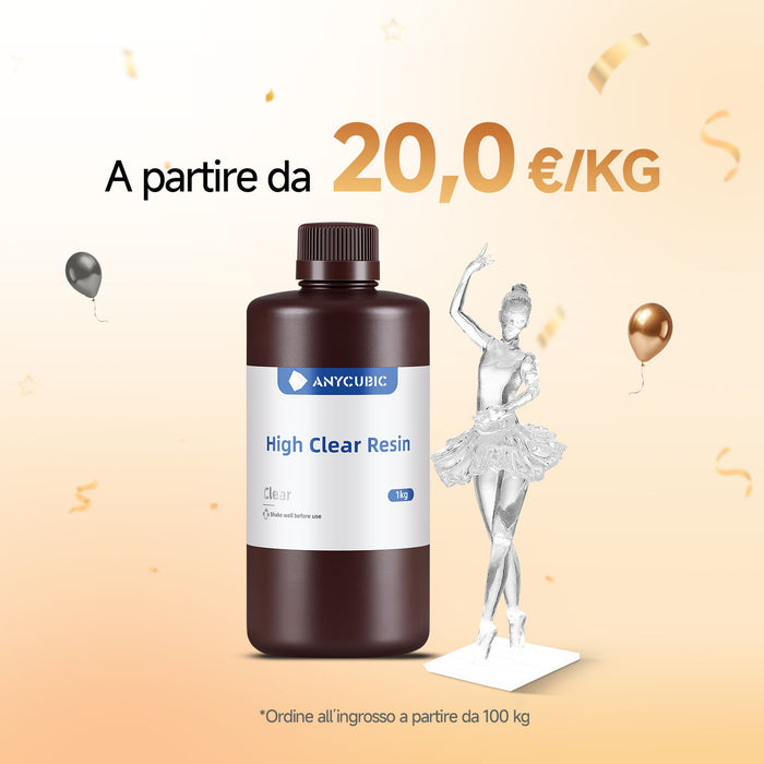 Resina Alta Trasparente 10-100kg Offerte