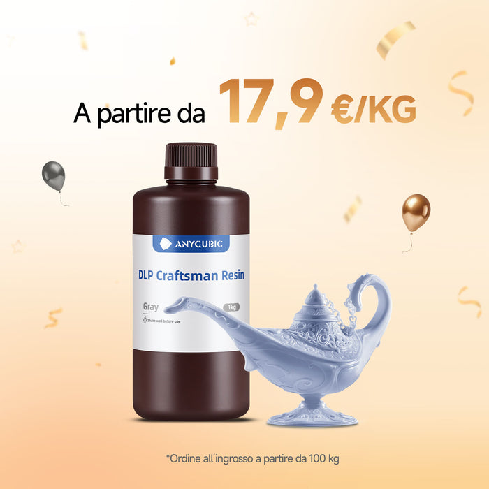 Resina Artigianale DLP 10-100kg Offerte